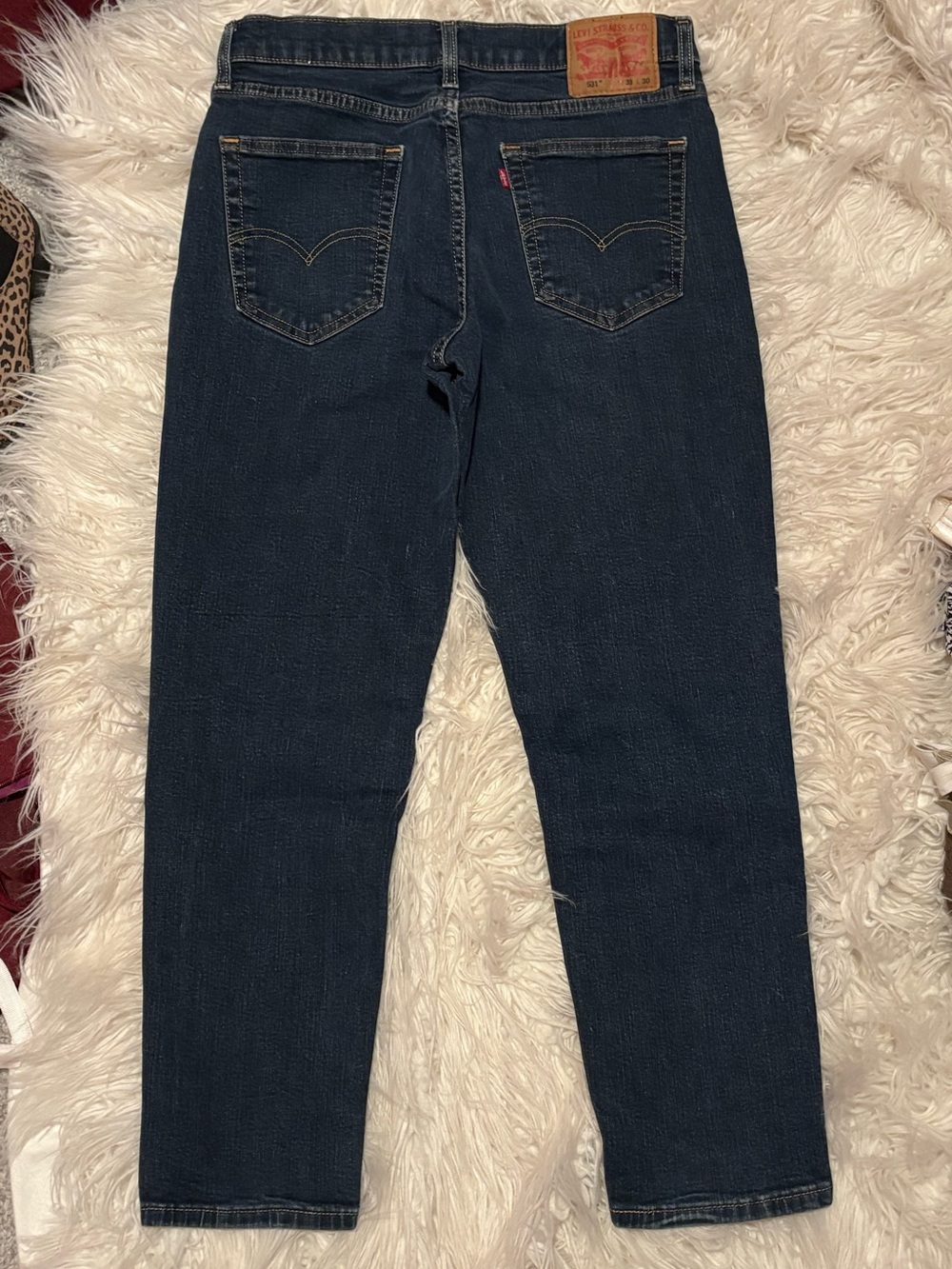 Levi's 531 Athletic Slim Fit Stretch Jeans Dark Wash W33 L30